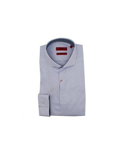Hugo shirt in easy iron light blue cotton