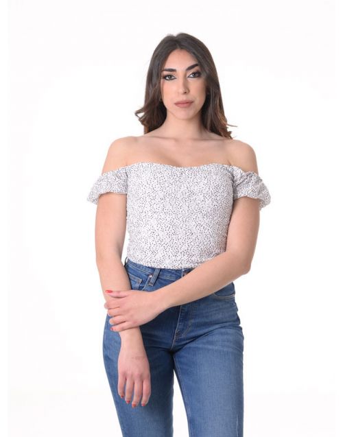 Guess crop top Shary lace effect