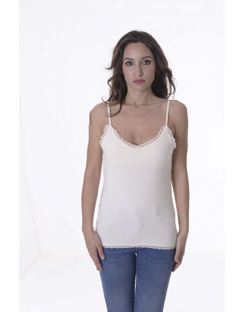 Fracomina top with lace inserts