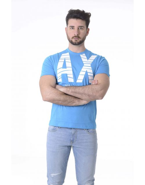 T-Shirt Armani Exchange con maxi stampa A/X
