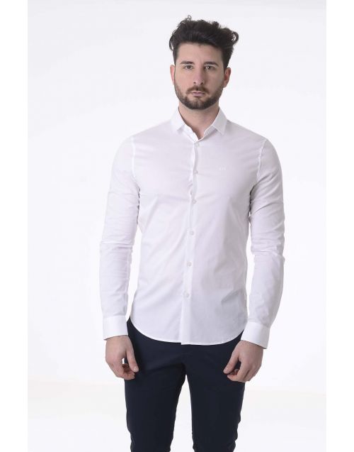 Armani Exchange shirt plain-colored
