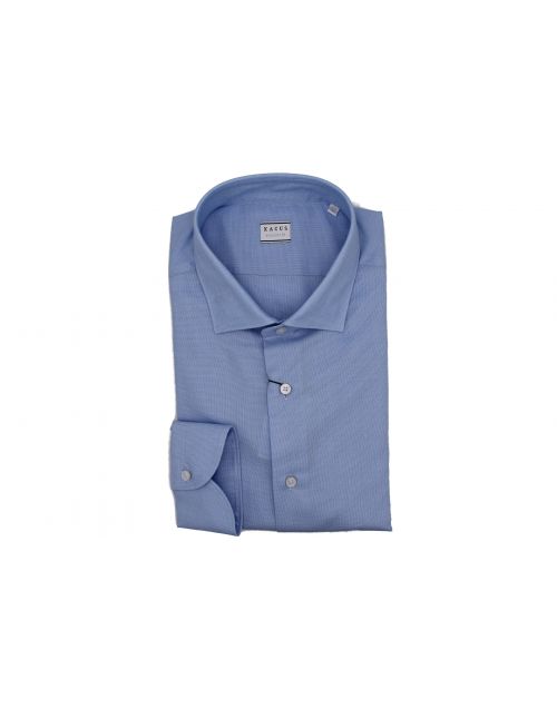 Xacus Hemd aus hellblauer Baumwolle