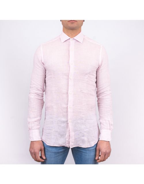 Camicia Xacus rosa in cotone