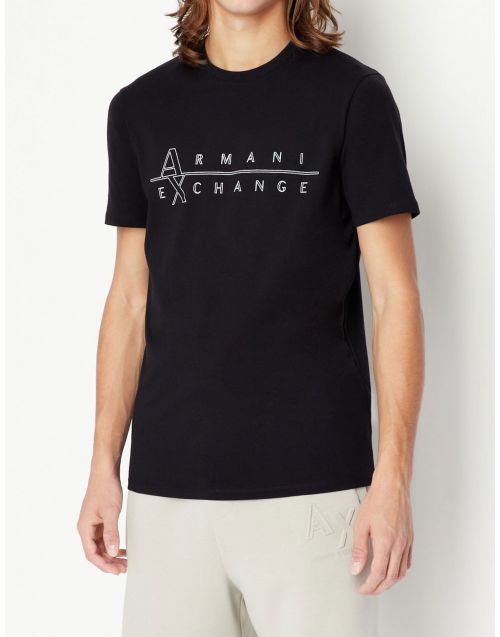 T-shirt Armani Exchange scritta frontale