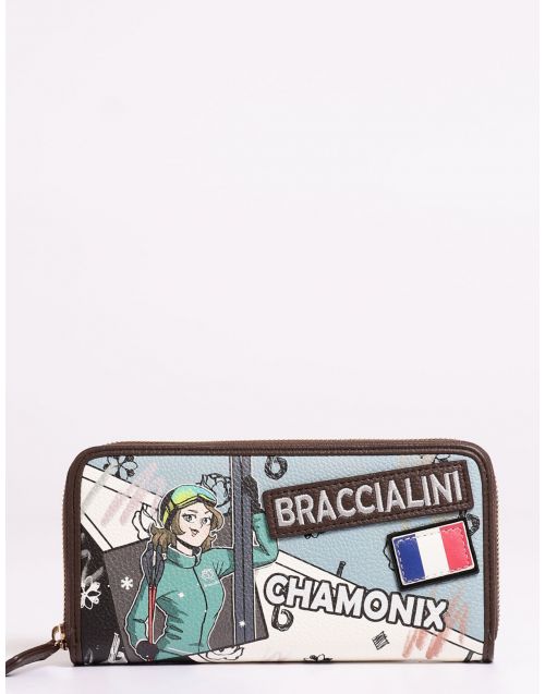 Portafoglio Braccialini Cartoline Chamonix B16811_126