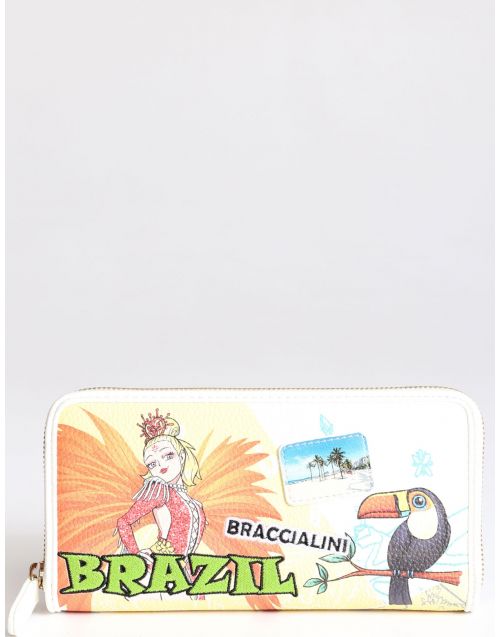 Portafoglio Braccialini Cartoline Brazil B17087_126