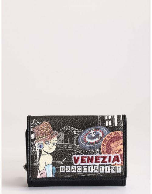 Portafoglio Braccialini Cartoline Venezia B17387 UNICO