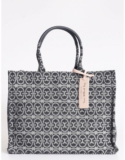 Shopper Coccinelle Never Without Bag Monogram jacquard E1NHK180201