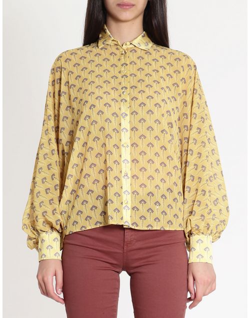 Fracomina georgette oversize shirt