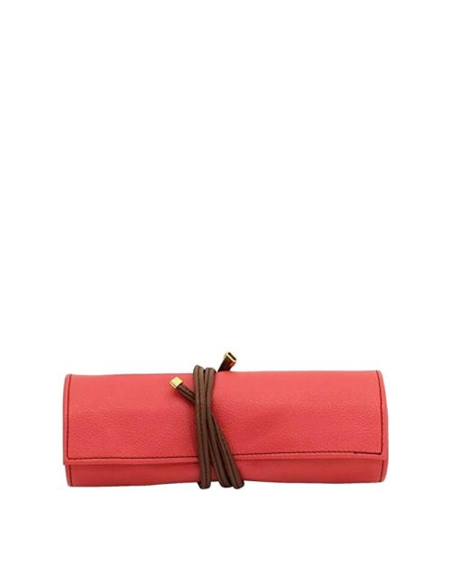 Friedrich23 travel jewellery roll coral red