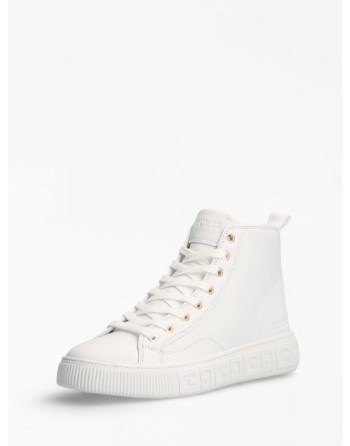 Sneakers alta Guess Invyte FL5IVY LEA12 White