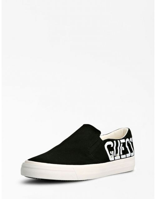 Sneakers Guess slip on con logo FM6ESOFAB12 Black fronte