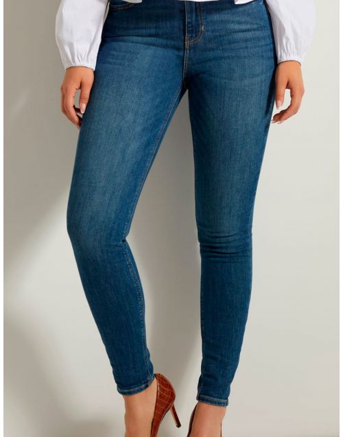 Jeans Guess skinny in cotone stretch W1YA46 D4GV2