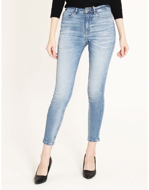 Jeans Guess 1981 skinny denim chiaro W2YA46 D4Q01 Carrie-Light