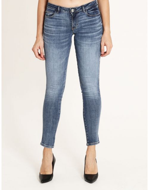 Jeans Guess skinny con tasca paillettes W2YAJ2 D4H15 Baltic