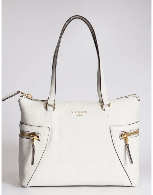 Shopping bag Nannini Tessa 17372 Off White