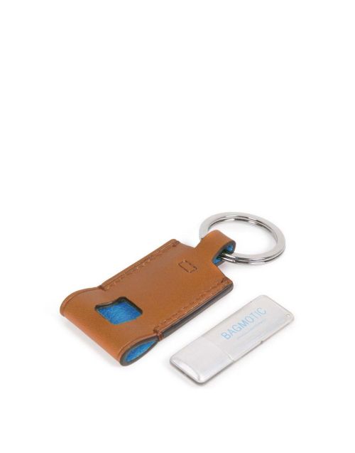 Portachiavi Piquadro in pelle con chiavetta USB 16GB Bag Motic AC4240BM