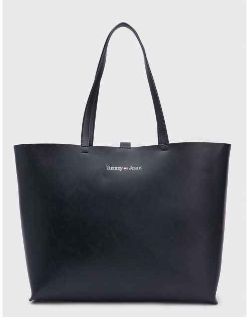 Shopping bag Tommy Jeans con bottoncino AW0AW14552 Black