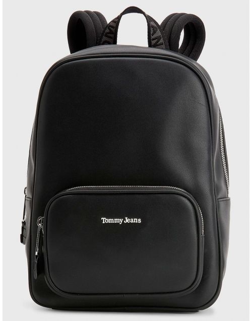 Zaino Tommy Jeans con tasca frontale AW0AW14558 Black