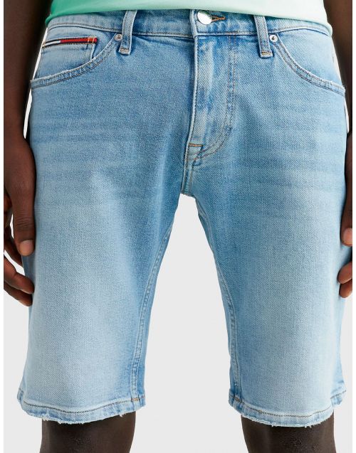 Pantaloncini Tommy Jeans Scanton slim fit in denim