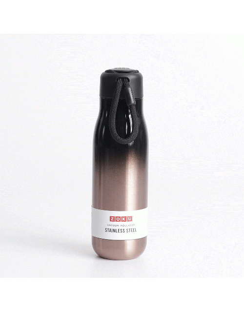 Bottiglia termica Zoku 500 ml in acciaio inox fronte