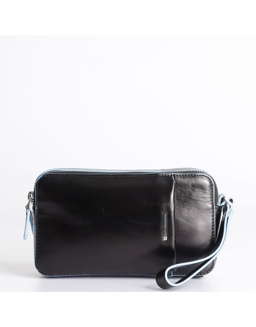 Piquadro Pochette uomo con tasca frontale AC4221B2 N Nero